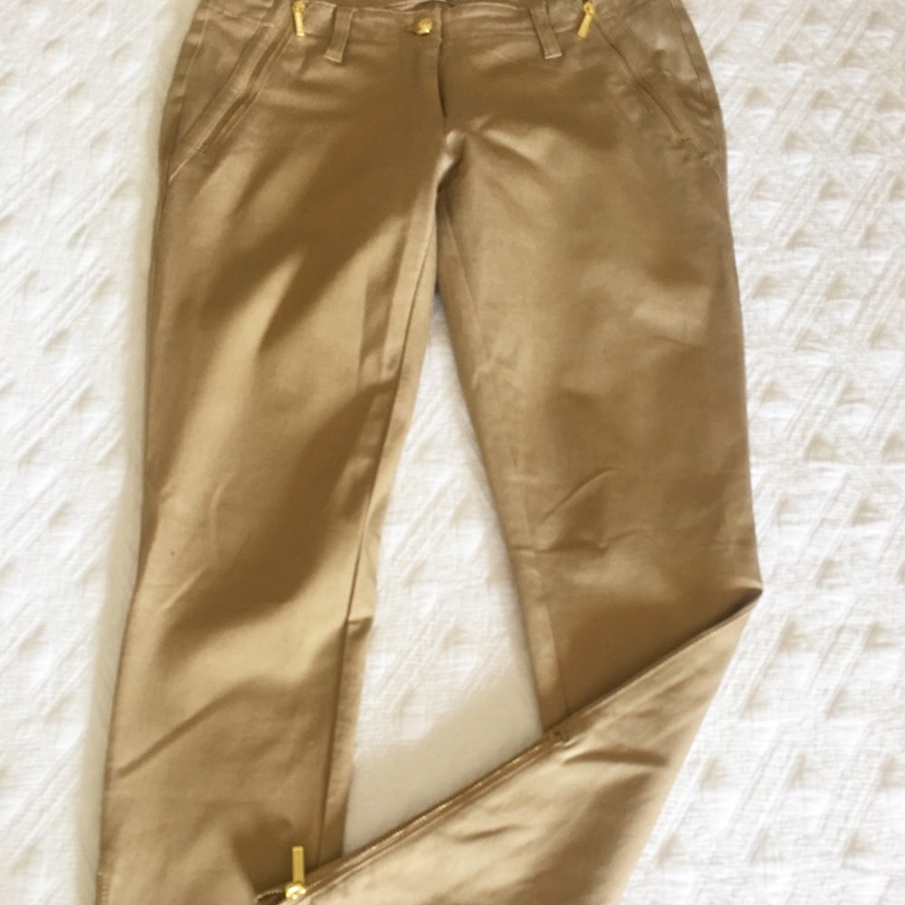 Michael Kors Zip Khaki Size 4. EUC